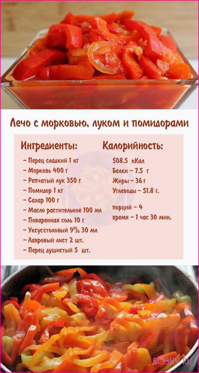 Лечо рецепт: приготовление вкусного и полезного блюда