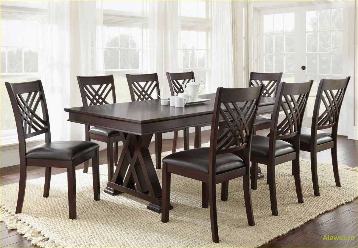 Обеденные столы и стулья: как создать уютную обеденную зону в доме