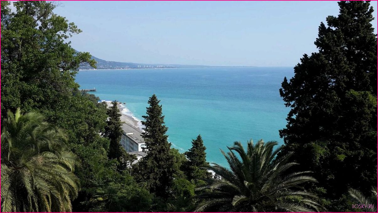 Курорты Пицунды: лучшие отдыхи у моря в Гагринском районе Абхазии