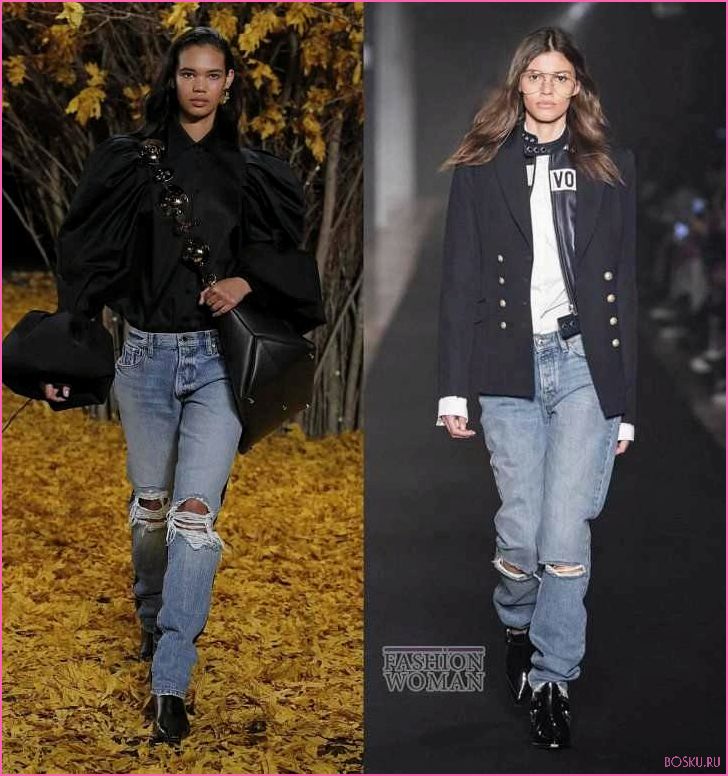 Модные женские джинсы осень-зима 2022-2023: тренды и стильные модели
